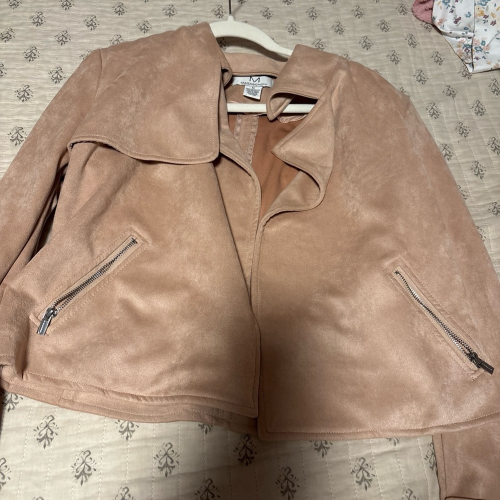 Magaschoni Light Brown Leather Jacket